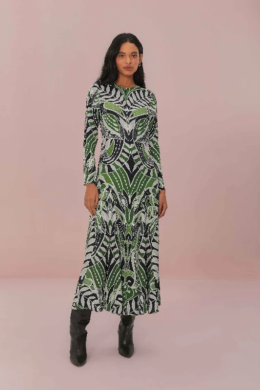 Plaid midi dresses for a fall - themed family gathering Black Lace Nature Midi Dress Plaid midi dresses for a fall - themed family gathering Black Lace Nature Midi Dress
