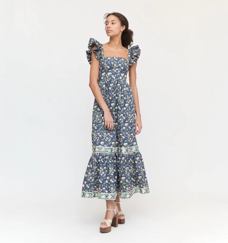 Velvet mini dresses for autumn weddings The Pippa Dress - Navy Bluebonnet