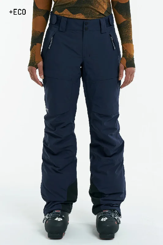 Plus Size Women's Drawstring - Waist Loungewear Pants in Soft FabricsChica Insulated Pant-Blue moon