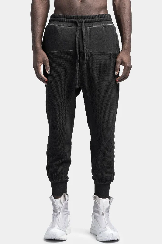 Plus Size Women's Drawstring - Waist Loungewear Pants in Soft FabricsContrast cotton sweatpants, Black oil Plus Size Women's Drawstring - Waist Loungewear Pants in Soft FabricsContrast cotton sweatpants, Black oil