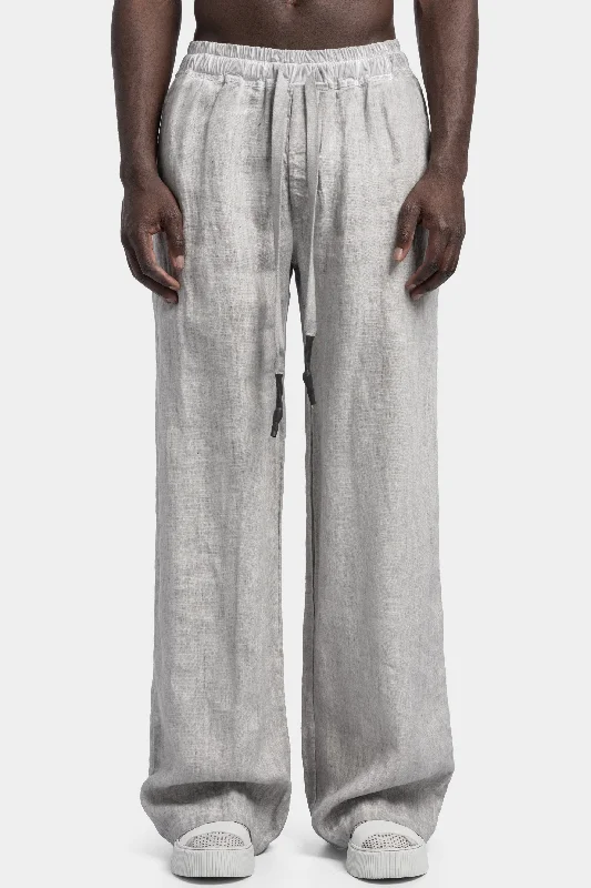 Light linen wide pants, Alu