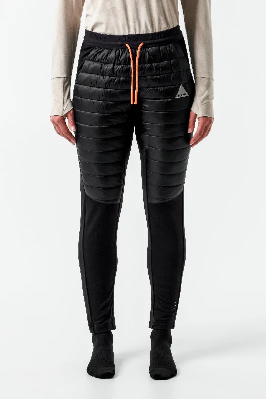 Cropped Women's Corduroy Pants in Autumn ColorsPhoenix Hybrid Layering Pant-Black