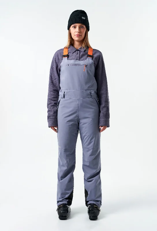 Plus Size Women's Patchwork - Design Jeans for a Unique AppearanceRidge Insulated Bib-Dark iris