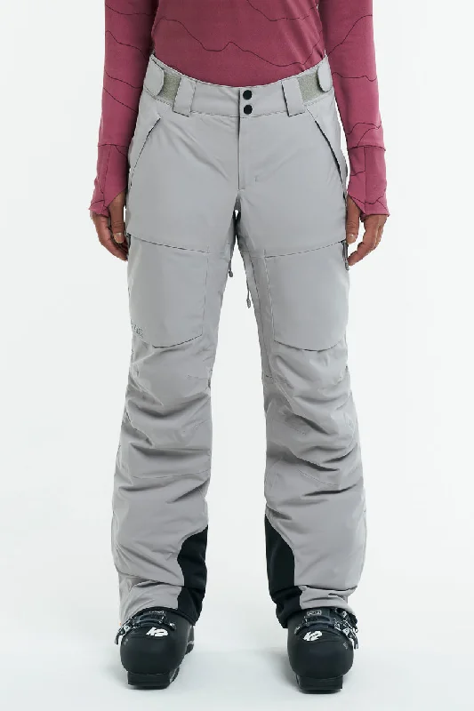 Cropped Women's Corduroy Pants in Autumn ColorsWomen's Clara Insulated Pants-Limestone