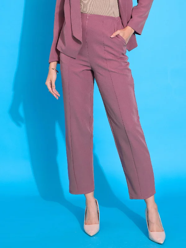 Skinny Fit Women's Leather Look Leggings for a Rocker VibeWomen Onion Pink Front Darted Balloon Fit Pants Skinny Fit Women's Leather Look Leggings for a Rocker VibeWomen Onion Pink Front Darted Balloon Fit Pants