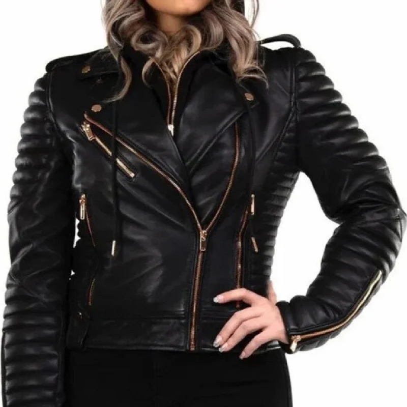 Women's long - length wool blend jackets for a warm and stylish winter lookGenuine Leather Jacket For Women Women's long - length wool blend jackets for a warm and stylish winter lookGenuine Leather Jacket For Women