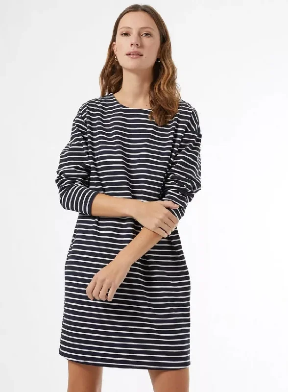 Maxi Women Dress with Floral Print for a Bohemian VibeBlue Striped Cocoon Shift Dress Maxi Women Dress with Floral Print for a Bohemian VibeBlue Striped Cocoon Shift Dress