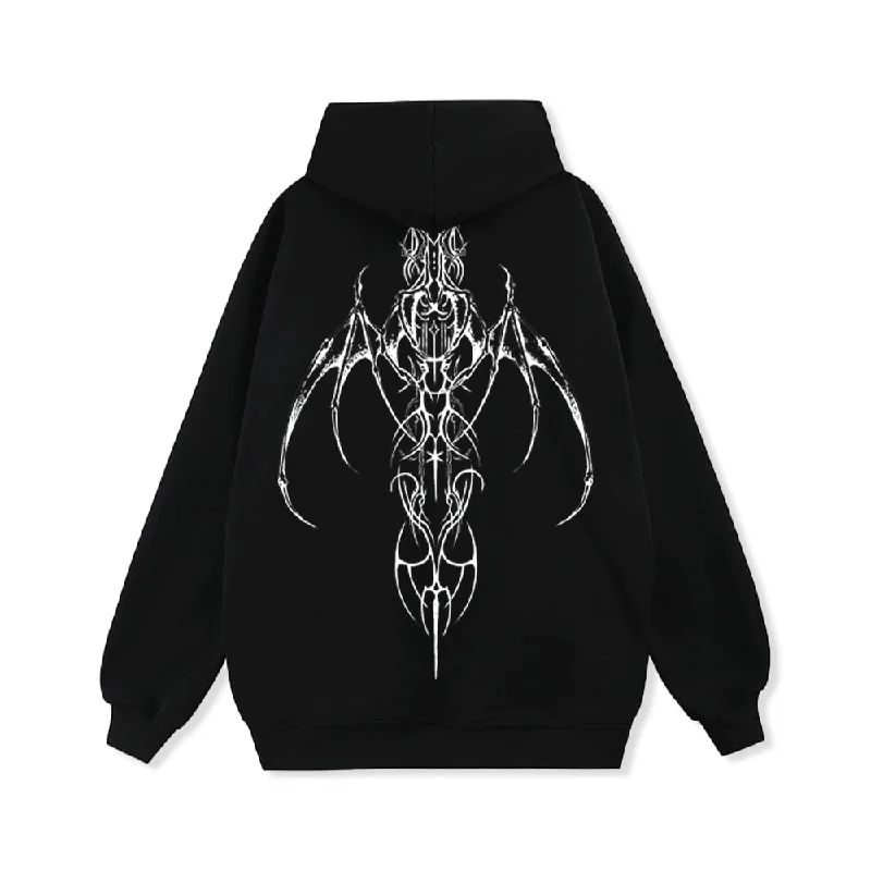 Women's oversized cropped hoodie with drawstrings for a trendy lookBSS | Joint High Street Bone Spur Hoodie