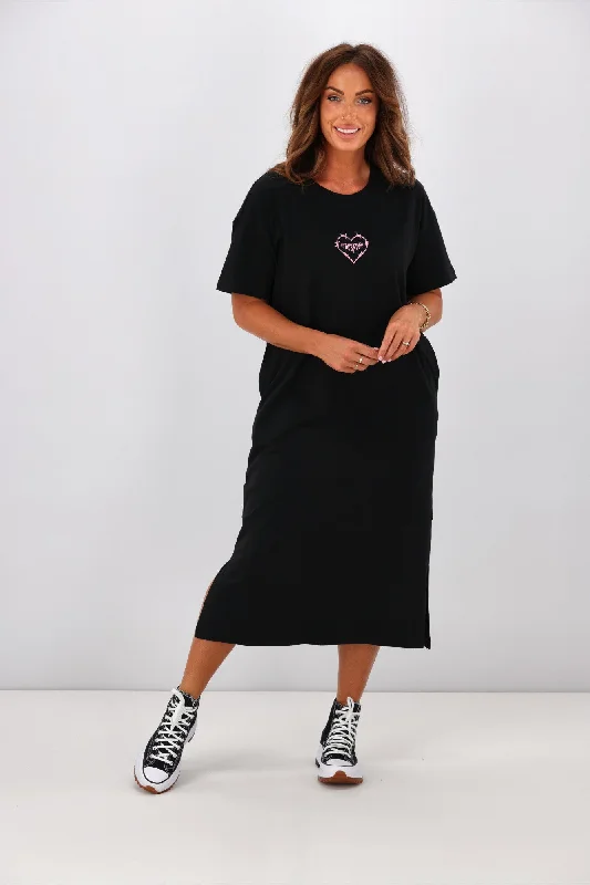 Shift Women Dress with a Simple and Classic Design for Everyday WearFederation Bebe Dress Lil Caution Black Shift Women Dress with a Simple and Classic Design for Everyday WearFederation Bebe Dress Lil Caution Black