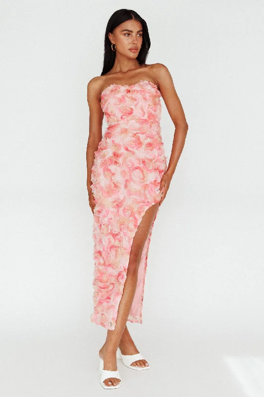 Off - the - Shoulder Women Dress for a Romantic and Feminine LookIn Paris Embellished Midi Dress Pink Off - the - Shoulder Women Dress for a Romantic and Feminine LookIn Paris Embellished Midi Dress Pink