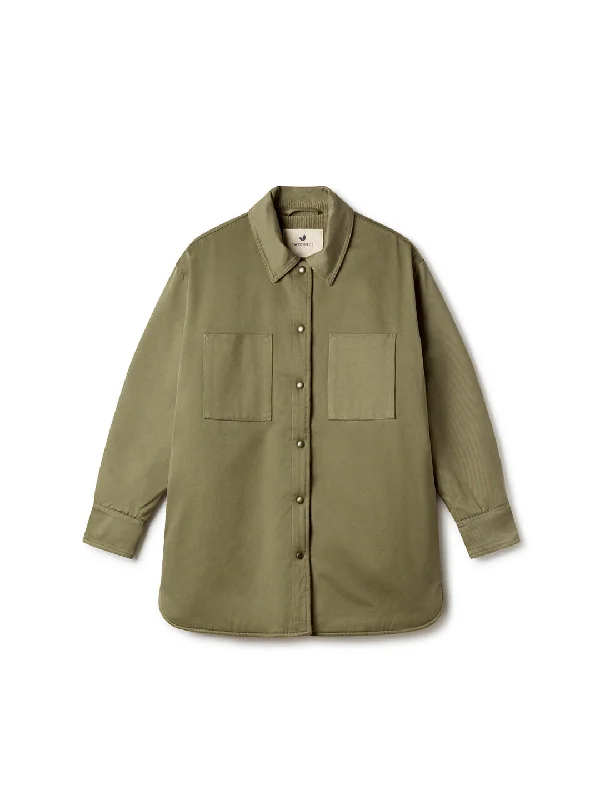 Women's trench coats with a removable belt for customizable stylingLowther - Sage Green Women's trench coats with a removable belt for customizable stylingLowther - Sage Green