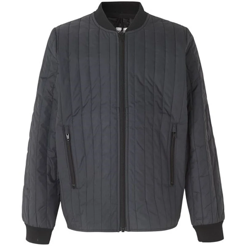 Women's long - length wool blend jackets for a warm and stylish winter lookMads Nørgaard Quilt Januno Jacket Obsidian Women's long - length wool blend jackets for a warm and stylish winter lookMads Nørgaard Quilt Januno Jacket Obsidian