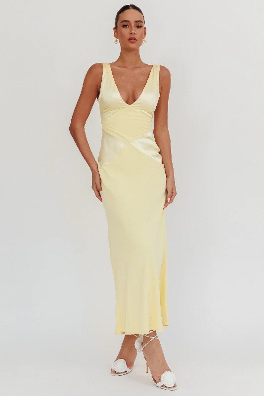 Off - the - Shoulder Women Dress for a Romantic and Feminine LookSoul Fire V-Neck Maxi Dress Butter Off - the - Shoulder Women Dress for a Romantic and Feminine LookSoul Fire V-Neck Maxi Dress Butter