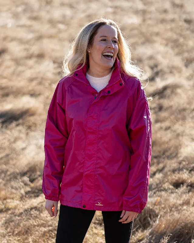 Women's bomber jackets with floral embroidery for a feminine and unique designSTOWaway Jacket in Raspberry Women's bomber jackets with floral embroidery for a feminine and unique designSTOWaway Jacket in Raspberry