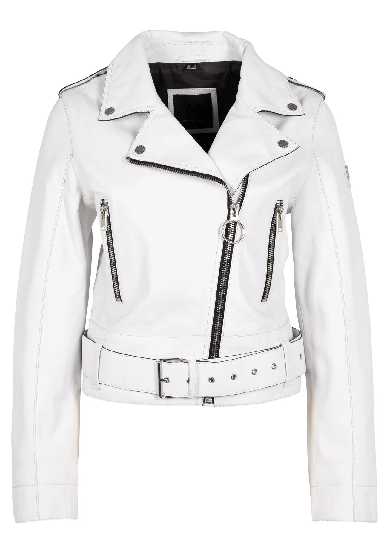 Women's quilted puffer jackets in a cropped silhouette for a modern twistWhite Celin RF Women's quilted puffer jackets in a cropped silhouette for a modern twistWhite Celin RF