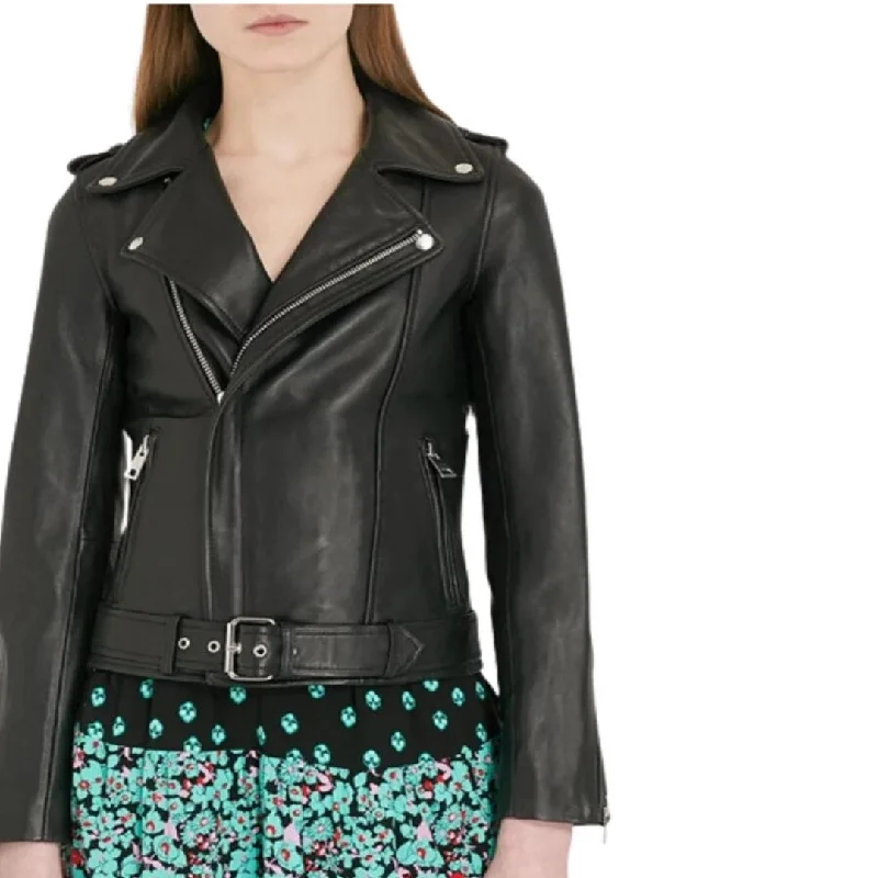 Women's faux fur - trimmed denim jackets for a trendy and cozy styleWomen Leather Jacket Unique And Classy Design Women's faux fur - trimmed denim jackets for a trendy and cozy styleWomen Leather Jacket Unique And Classy Design