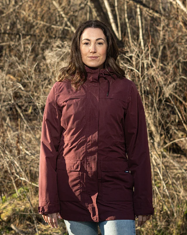 Women's bomber jackets with floral embroidery for a feminine and unique designZeta Kit in Mahogany Women's bomber jackets with floral embroidery for a feminine and unique designZeta Kit in Mahogany