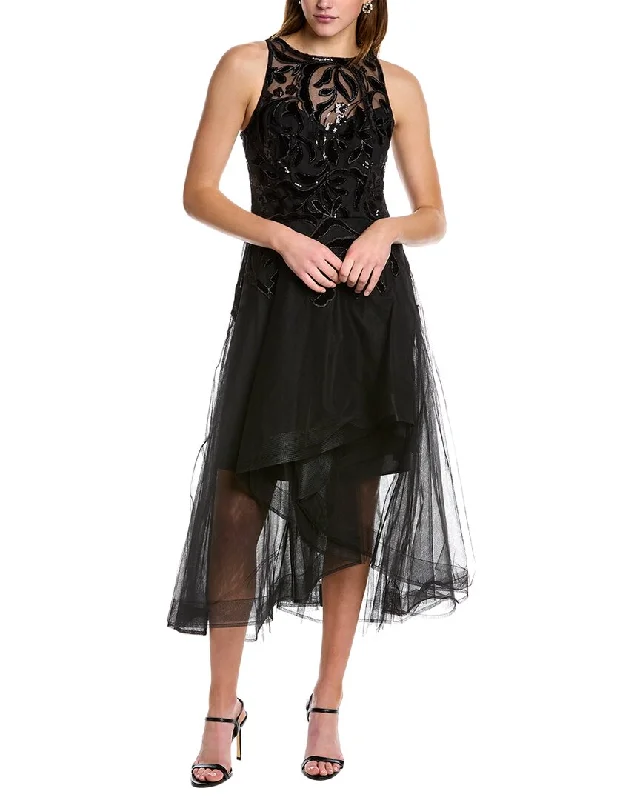 Lace - Embellished Women Dress for an Elegant and Sophisticated Appearance Lace - Embellished Women Dress for an Elegant and Sophisticated Appearance Adrianna Papell High-Low Cocktail Dress