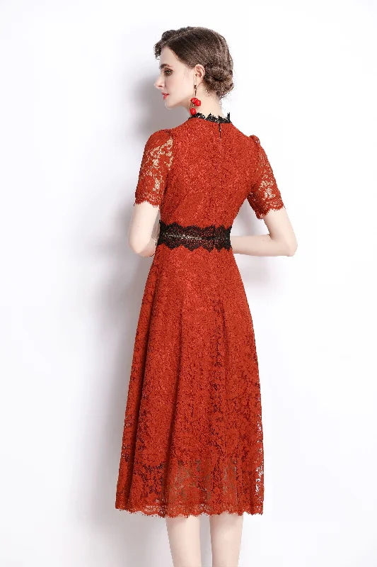 Pleated Women Dress with a Timeless and Elegant Texture Pleated Women Dress with a Timeless and Elegant Texture Brown Evening A-line Crewneck Short Sleeve Midi Lace Dress Pleated Women Dress with a Timeless and Elegant Texture Pleated Women Dress with a Timeless and Elegant Texture Brown Evening A-line Crewneck Short Sleeve Midi Lace Dress