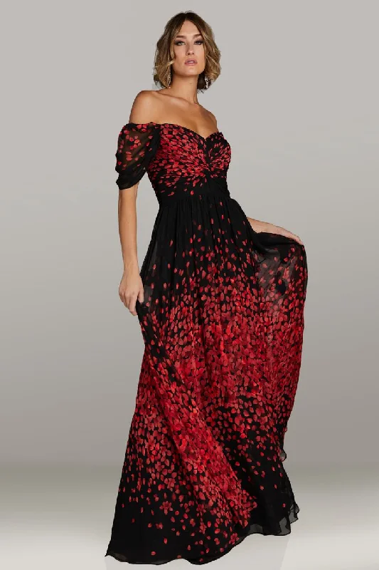 Plus Size Women Dress with a Flattering A - Line Cut for Comfort and Style Plus Size Women Dress with a Flattering A - Line Cut for Comfort and Style Feriani Couture 18408 Plus Size Women Dress with a Flattering A - Line Cut for Comfort and Style Plus Size Women Dress with a Flattering A - Line Cut for Comfort and Style Feriani Couture 18408