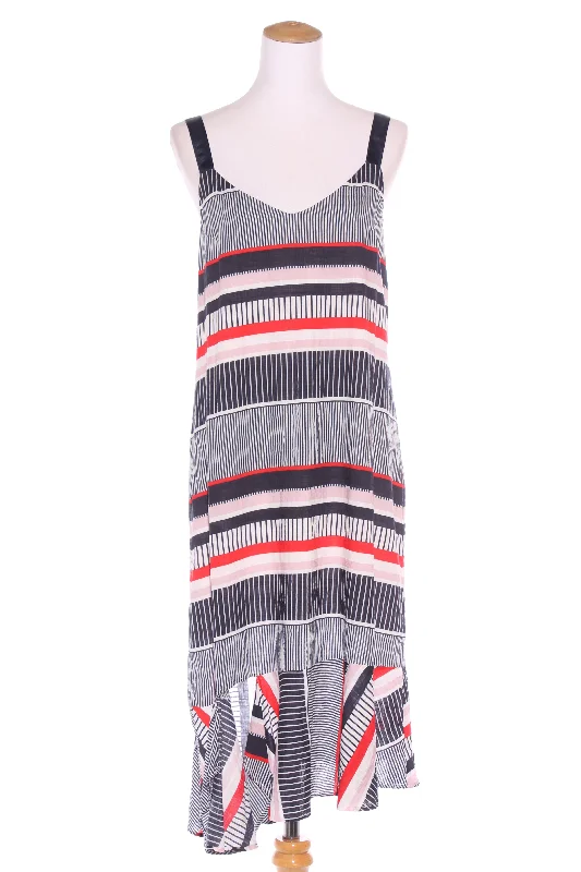 Halter Neck Women Dress to Show Off the Shoulders and Neckline Halter Neck Women Dress to Show Off the Shoulders and Neckline MADLY SWEETLY - Multi stripe dress! 12