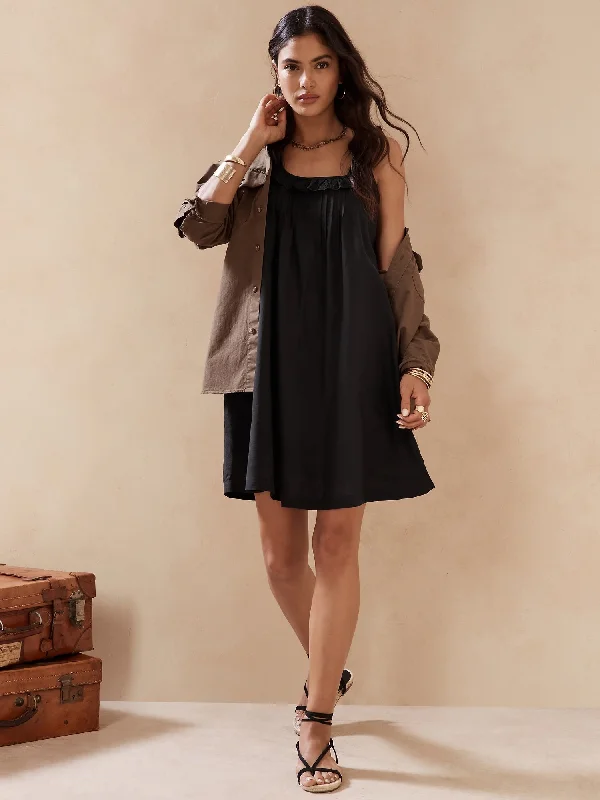 Mermaid - Style Women Dress with a Fitted Silhouette for Special Occasions Mermaid - Style Women Dress with a Fitted Silhouette for Special Occasions Ruffle Mini Dress