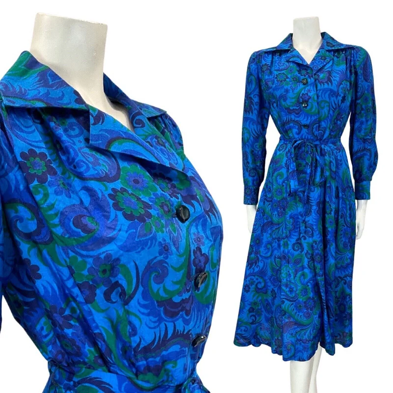 Maxi Women Dress with Floral Print for a Bohemian Vibe Maxi Women Dress with Floral Print for a Bohemian Vibe VINTAGE 60s 70s BLUE GREEN PSYCHEDELIC FLORAL FEATHER MOD SILK SHIRT DRESS 8 10 Maxi Women Dress with Floral Print for a Bohemian Vibe Maxi Women Dress with Floral Print for a Bohemian Vibe VINTAGE 60s 70s BLUE GREEN PSYCHEDELIC FLORAL FEATHER MOD SILK SHIRT DRESS 8 10