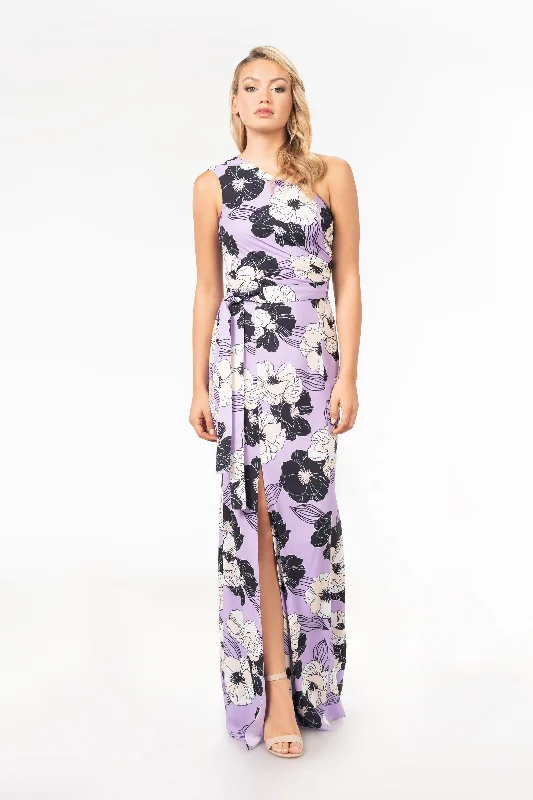 Sheer maxi dresses with lace overlays for a romantic touchBella Wisteria Dress