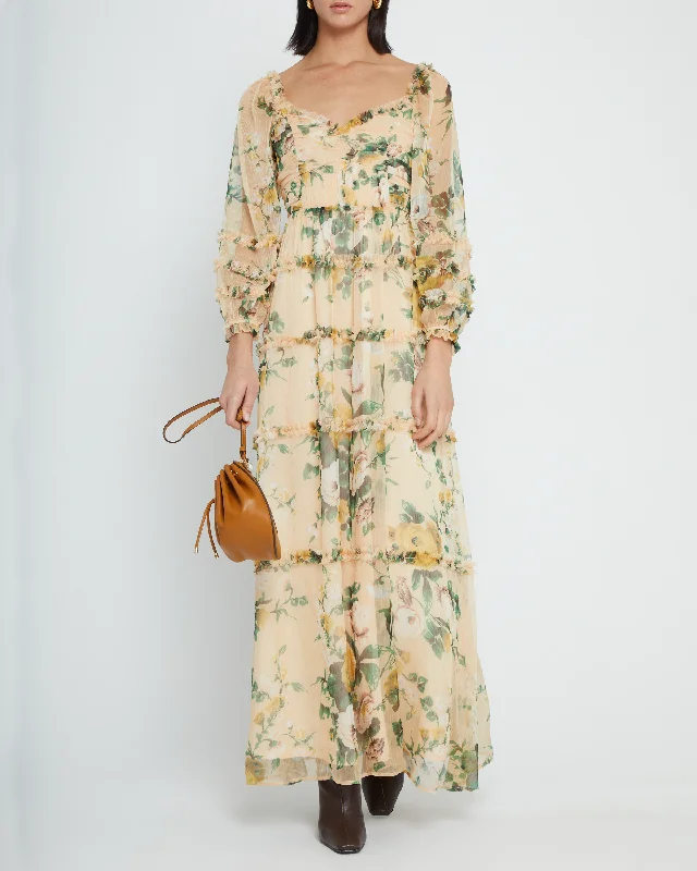 Midi dresses with pleated bodices for a classic and tailored lookAda Maxi Dress