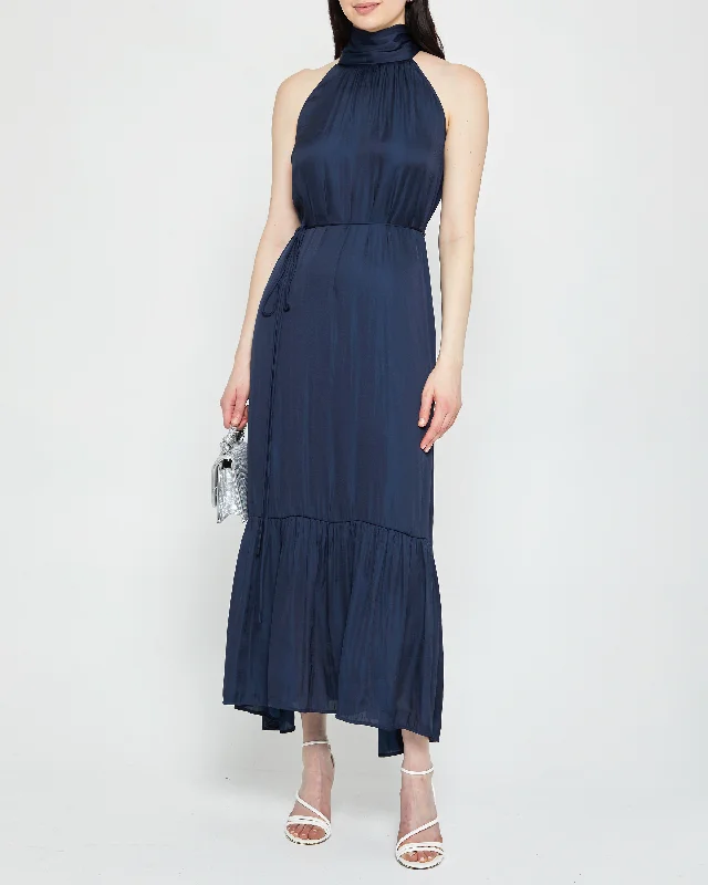 Midi dresses with keyhole backs for a flirty and unexpected detailAnika Dress