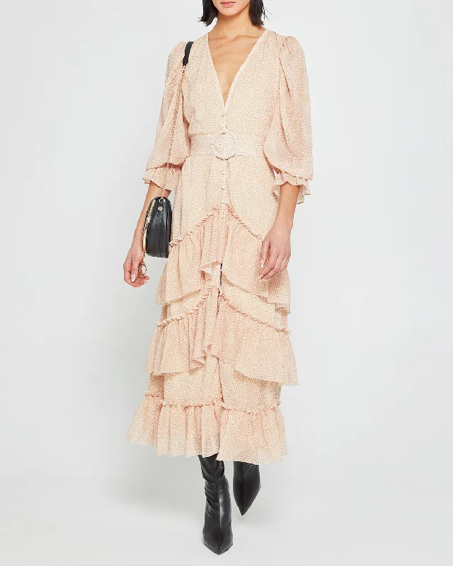 Midi dresses with metallic threads for a glamorous evening eventKillian Dress