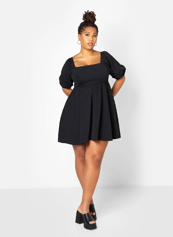 Midi dresses with one - shoulder designs for a modern and asymmetric styleLuna Balloon Mini Dress