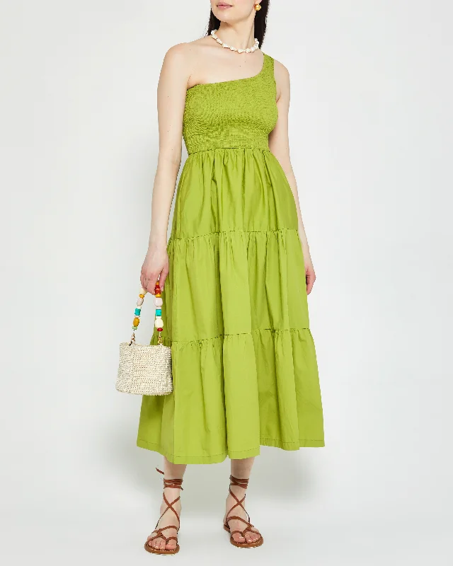 Velvet midi dresses in jewel tones for a glamorous winter eventMilada Dress