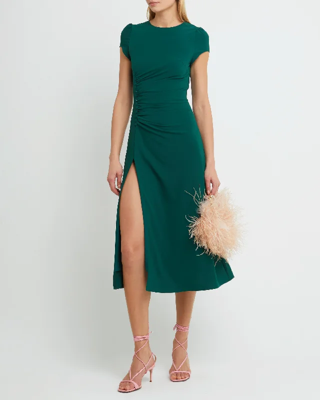 Midi dresses with pleated skirts for a timeless and elegant appealQuinn Dress