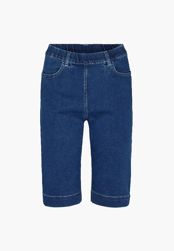 Plus Size Men's Denim Work Shirt with Multiple Pockets for PracticalityKelly Regular Shorts - Blue Denim Plus Size Men's Denim Work Shirt with Multiple Pockets for PracticalityKelly Regular Shorts - Blue Denim