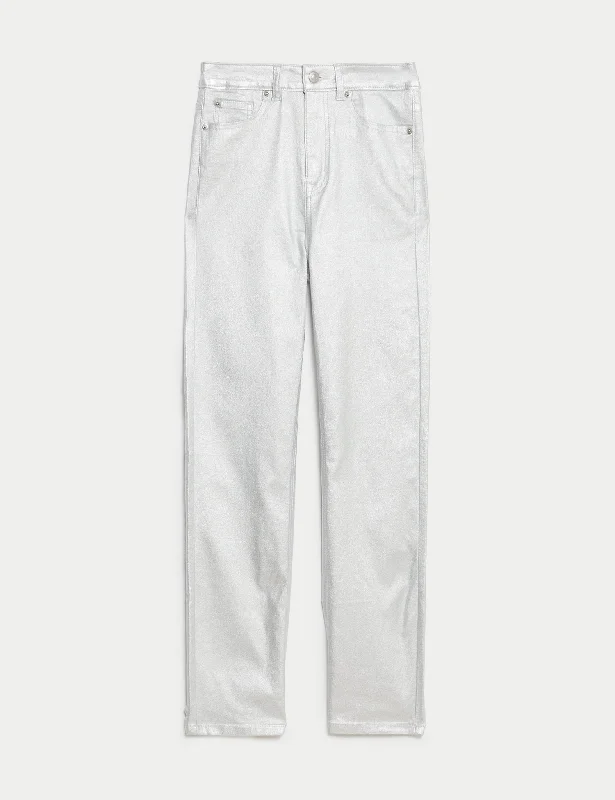 Women's pants with hidden pockets Embellished women jeans with studs or rhinestones for a glamorous touch Harper High Waisted Cigarette Jeans Women's pants with hidden pockets Embellished women jeans with studs or rhinestones for a glamorous touch Harper High Waisted Cigarette Jeans