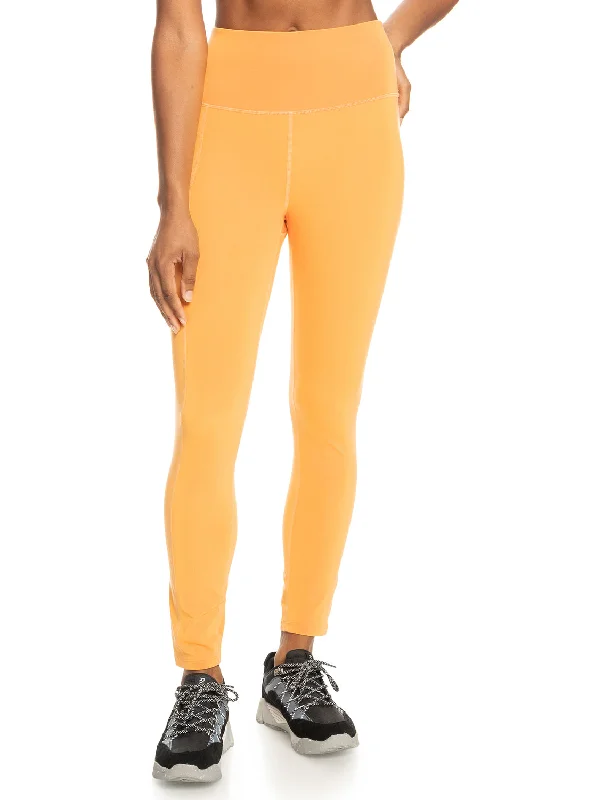 Women's pants for music festivals Ripped women jeans for a rebellious and fashion - forward style Heart Into It Technical Leggings - Mock Orange