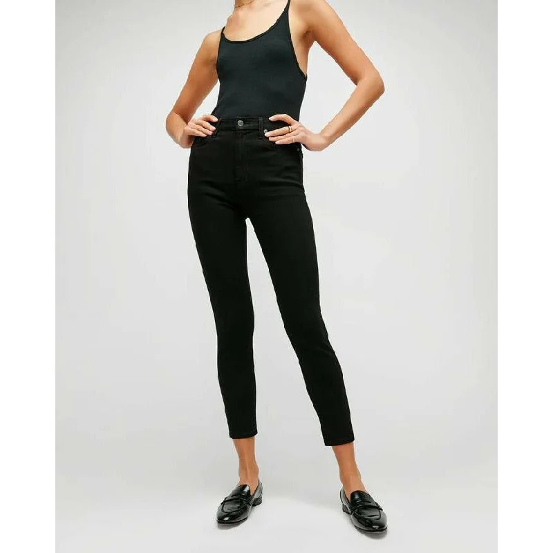 Women's pants with reflective strips Acid - wash women jeans with a retro finish High Waist Ankle Skinny Women's pants with reflective strips Acid - wash women jeans with a retro finish High Waist Ankle Skinny
