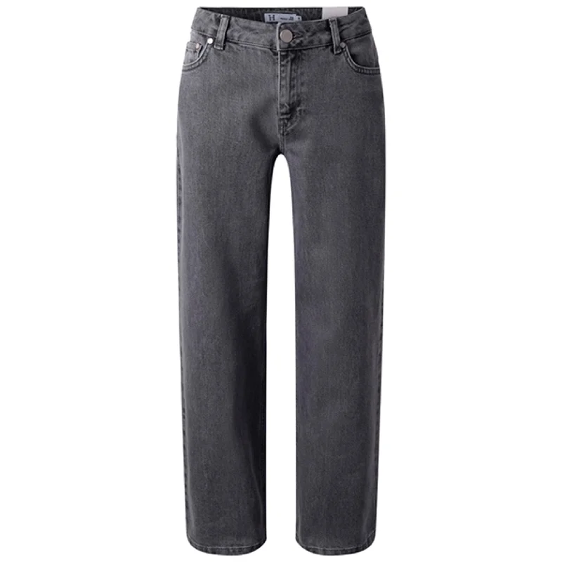Women's long - sleeve jumpsuit pants Straight - leg women jeans with a classic and timeless appeal HOUNd Denim Jeans Grey Denim