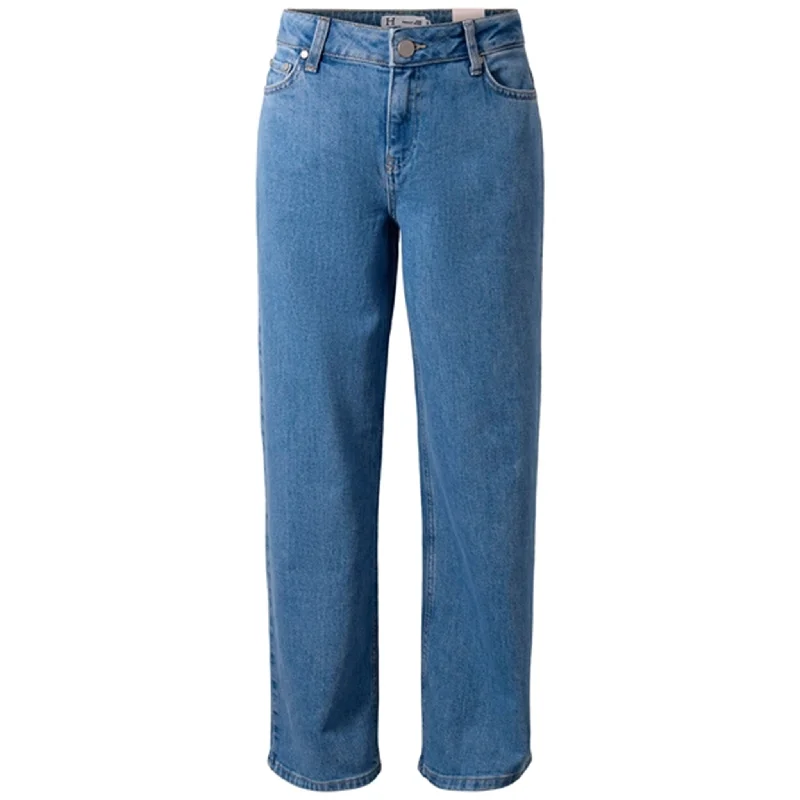 Women's denim shorts - style pants Light - wash women jeans for a fresh and summery appearance HOUNd Denim Jeans Medium Blue Used
