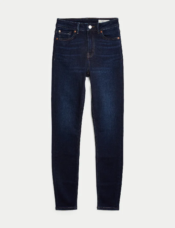 Women's junior - sized denim pants Distressed women jeans for a trendy and edgy look Ivy Thermal High Waisted Skinny Jeans Women's junior - sized denim pants Distressed women jeans for a trendy and edgy look Ivy Thermal High Waisted Skinny Jeans