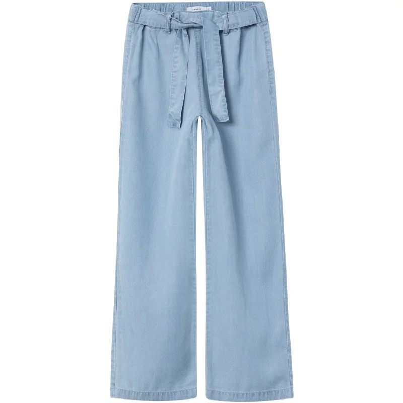 Women's tall - length straight pants Skinny women jeans with a form - fitting design Name It Light Blue Denim Rose Wide Jeans Women's tall - length straight pants Skinny women jeans with a form - fitting design Name It Light Blue Denim Rose Wide Jeans
