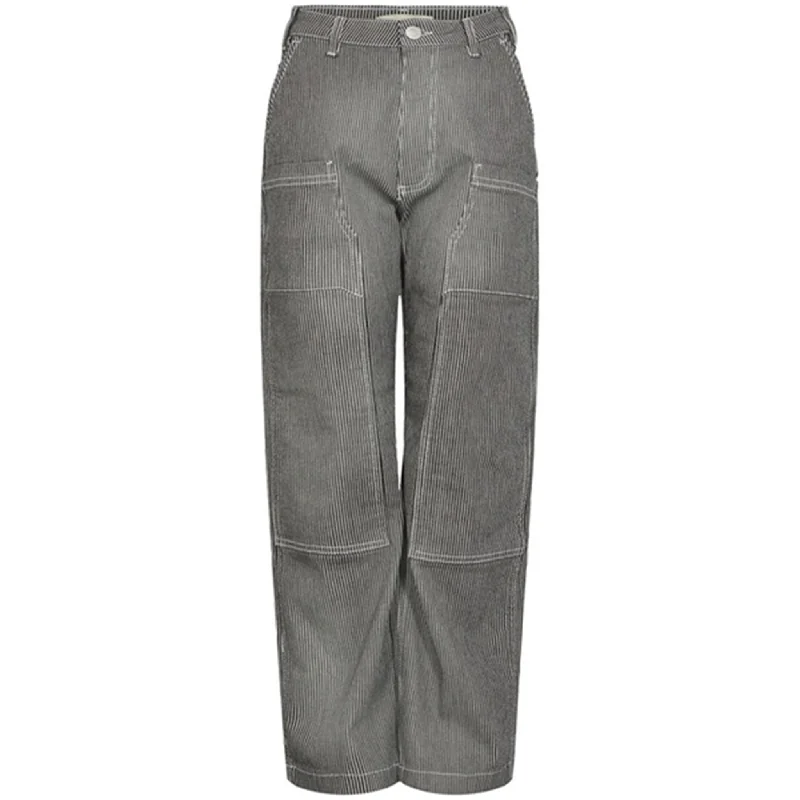 Women's pants with mesh panels Jeggings women jeans combining the comfort of leggings and style of jeans Sofie Schnoor Dark Denim Blue Pants