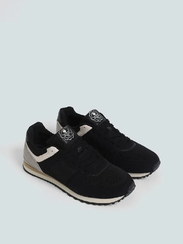 Women's pants for yoga studio Cargo women jeans with multiple pockets for added functionality SOLEPLAY Color Block Black Jogger Shoes