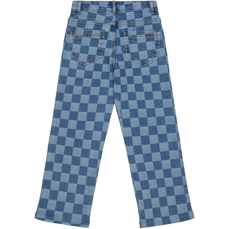 Women's sequined party pants Mom jeans for a nostalgic and casual look The New Dark Blue Hania Wide Jeans