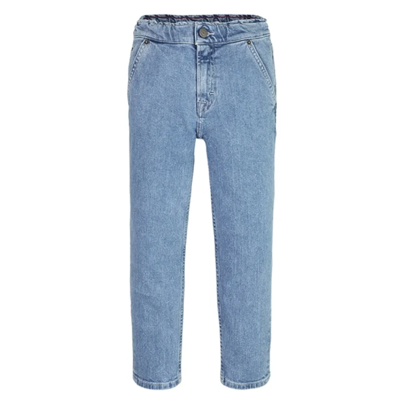 Women's pants for travel Embellished women jeans with studs or rhinestones for a glamorous touch Tommy Hilfiger HR Tapered EWB Marble Pants Marblemid