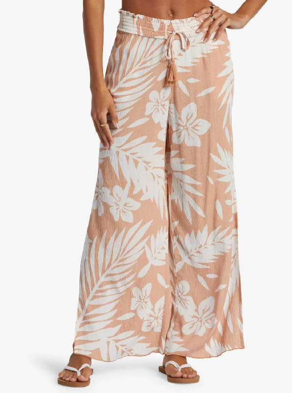 Women's tie - dye festival pants Straight - leg women jeans with a classic and timeless appeal Tropical Rhythm Beach Pants - Cafe Creme Palmeria Women's tie - dye festival pants Straight - leg women jeans with a classic and timeless appeal Tropical Rhythm Beach Pants - Cafe Creme Palmeria