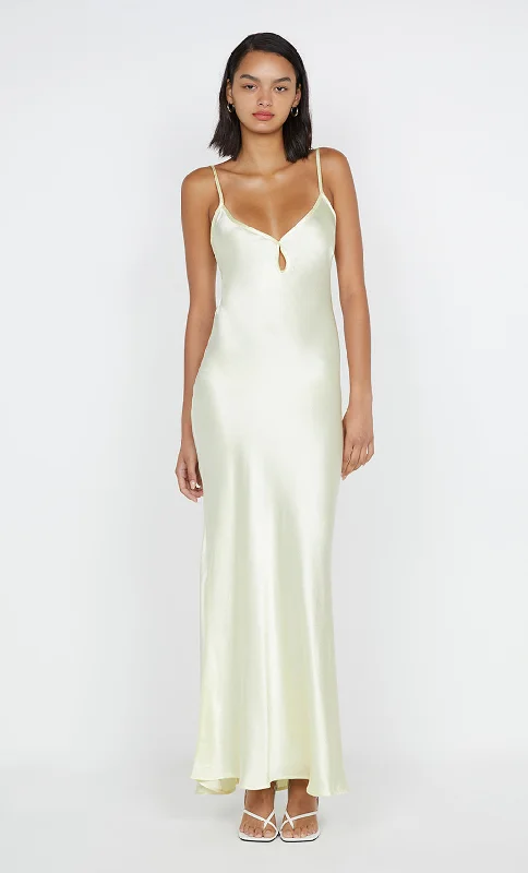 Maxi dresses with off - the - shoulder styles for a romantic and breezy lookCEDAR CITY MAXI DRESS - ICE YELLOW