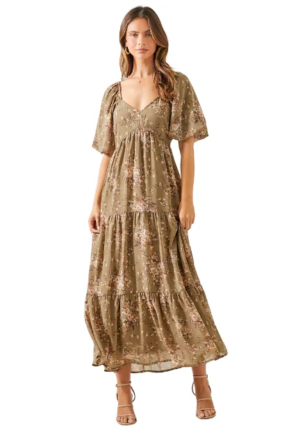 Maxi dresses with embroidered floral motifs for a unique designKnow Me So Well Dress