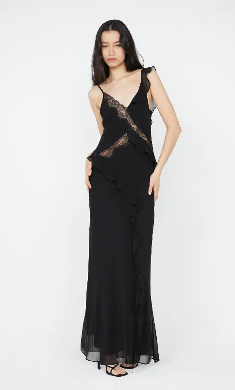 Maxi dresses with beaded embellishments for a fancy and luxurious eventKNOX MAXI DRESS - BLACK Maxi dresses with beaded embellishments for a fancy and luxurious eventKNOX MAXI DRESS - BLACK